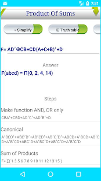Imagen 2 para Boolean Calculator