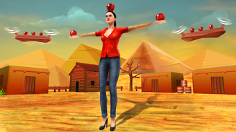 Imagen 1 para Apple Shooter Girl  3d Ar…