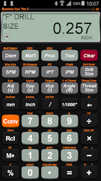 Image 2 for Machinist Calc Pro 2