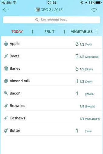 Image 1 for DASH Diet Food Tracker