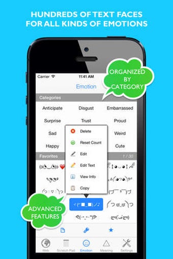 Image 0 for Text Faces - SMS Emotions…