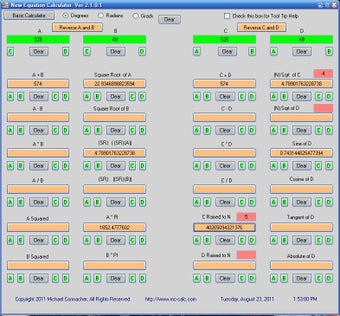 Image 0 for New Equation Calculator