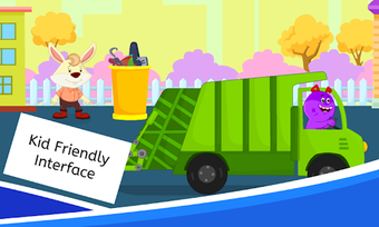 Imagen 1 para Garbage Truck Games for K…