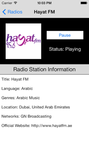 Image 1 for United Arab Emirates Radi…