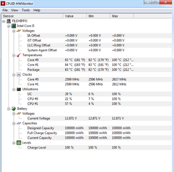 Image 0 for HWMonitor