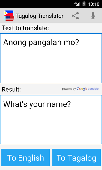 Image 1 for Tagalog English Translato…