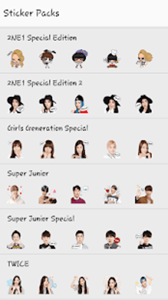 Imagen 0 para WAStickerApps Korean Idol…