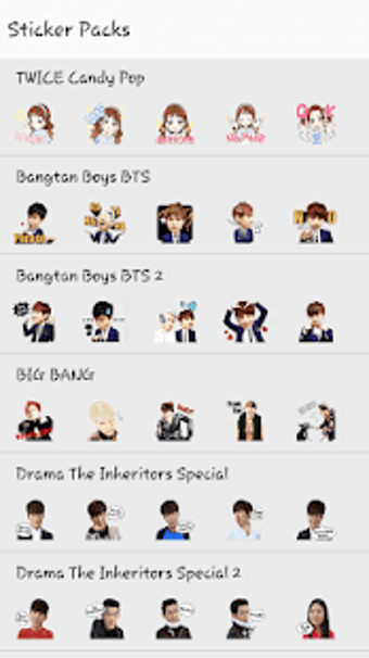 Imagen 2 para WAStickerApps Korean Idol…