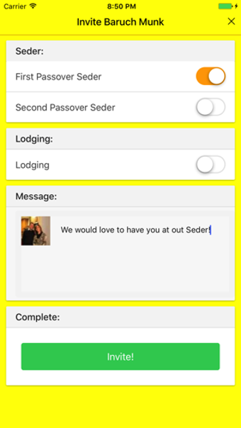 Image 1 for Seder App