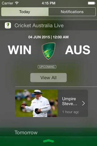 Image 0 for Cricket Australia Live: T…