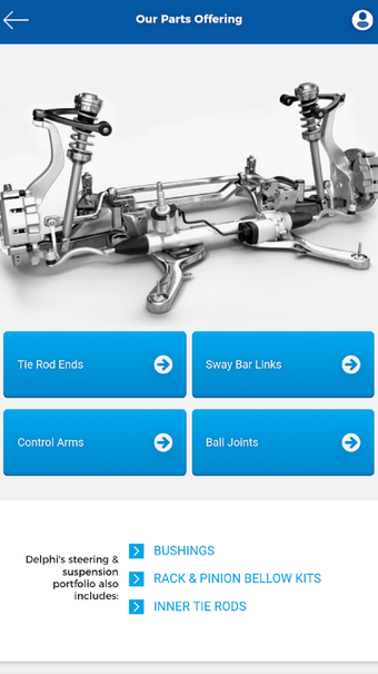 Image 1 for The Delphi Auto Parts App