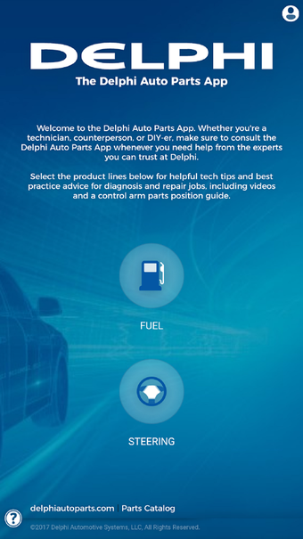 Image 0 for The Delphi Auto Parts App