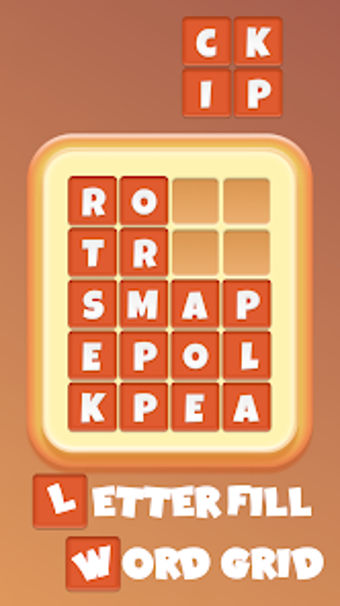 Image 0 for Letter Fill: Word Grid