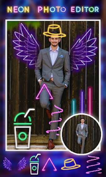 Image 2 for Neon Light Effect Photo E…