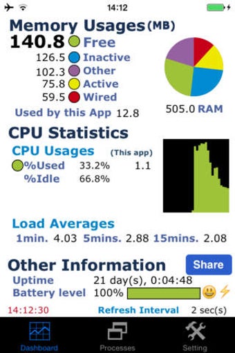 Image 0 for SysStats Lite