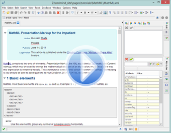 Image 0 for XMLmind XML Editor