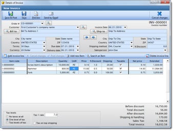 Image 0 for XL Invoice