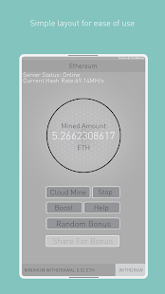 Imagen 2 para Mobile Cloud Miner - Ethe…