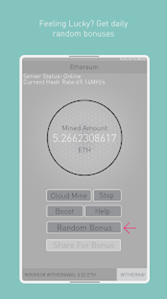 Imagen 0 para Mobile Cloud Miner - Ethe…