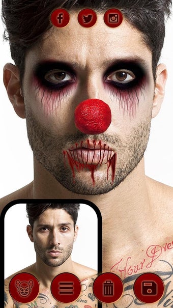 Image 3 for Scary Clown Face Maker - …