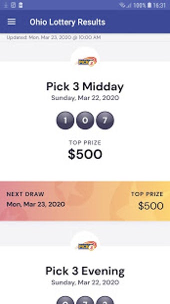 Image 0 for Ohio Lottery Results