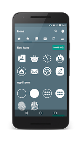 Image 1 for Flat White Icon Pack