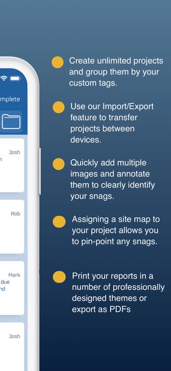 Imagen 0 para Snag List - Audit & Repor…