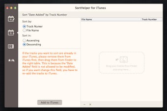 Image 5 for SortHelper for iTunes