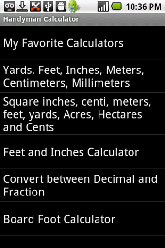 Imagen 1 para Handyman Calculator