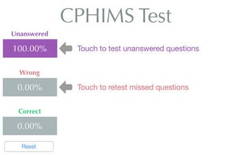 Image 0 for CPHIMS Test