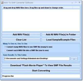 Image 0 for WAV To SWF Converter Soft…