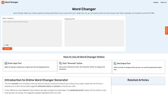 Imagen 0 para AI Word Changer
