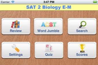 Image 0 for SAT 2 Biology E/M Prep Fl…