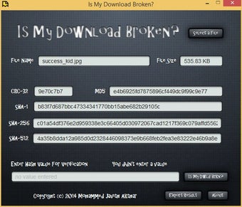 Image 0 for Is my download broken?