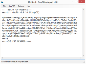 Image 0 for GnuPGNotepad