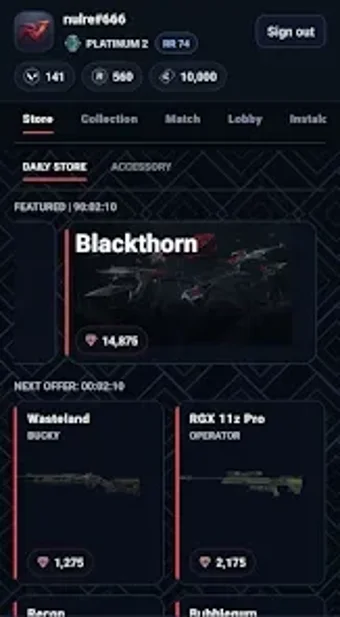 Imagen 0 para RapidVal - Valorant Store