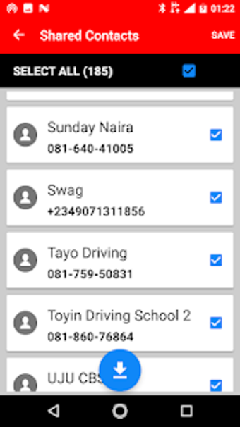 Image 1 for Bluetooth contact transfe…
