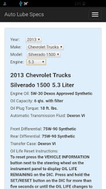 Image 0 for Auto Lube Specs