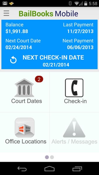 Image 1 for Bailbooks Defendant App
