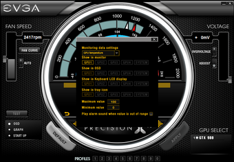 Image 0 for EVGA PrecisionX 16