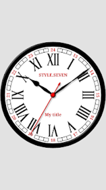 Image 0 for Classic Analog Clock-7