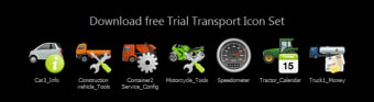 Image 0 for Vector Transport Icon Set