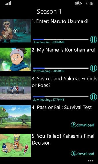 Imagen 1 para Naruto TV Series for Wind…