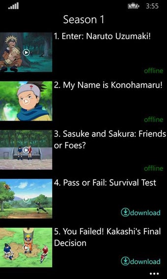 Imagen 0 para Naruto TV Series for Wind…