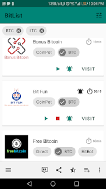 Imagen 2 para BitList Free Bitcoin Smar…