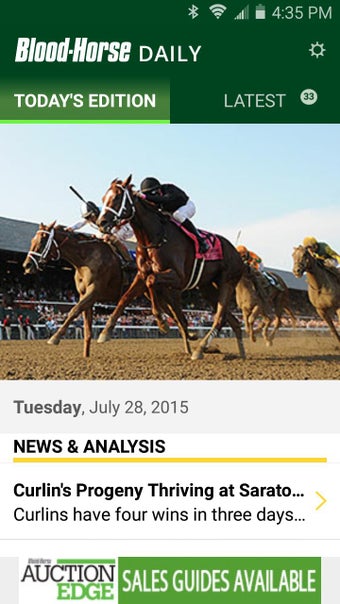 Imagen 0 para Blood-Horse Daily