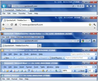 Image 0 for TitleBarClock