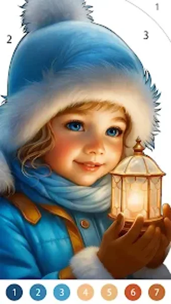 Imagen 0 para Winter Glow: Color by Num…