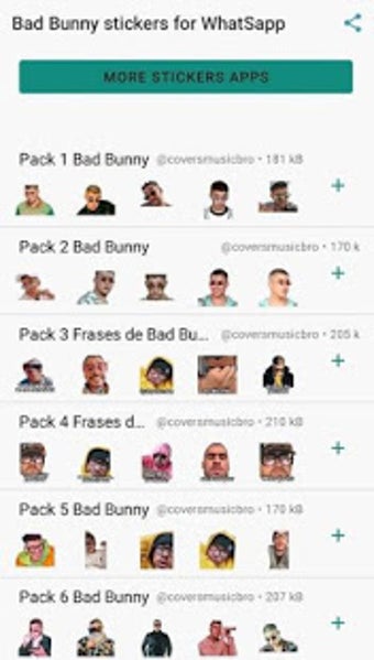 Image 1 for Stickers de Bad Bunny par…