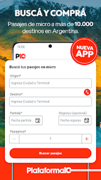 Image 0 for Plataforma 10 Pasajes de …
